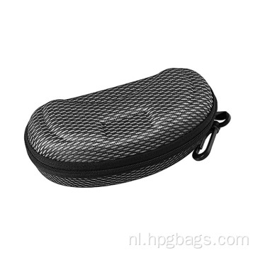 Eva Hard Shell Black Zipper Case voor bril